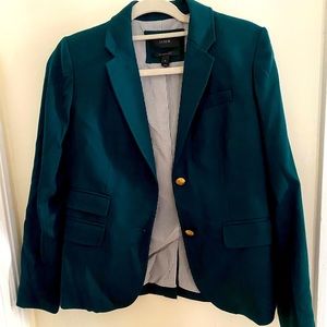 J.Crew schoolboy blazer. Size 0. Evergreen